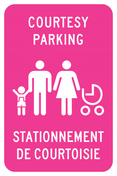 Courtesy Parking Bilingual